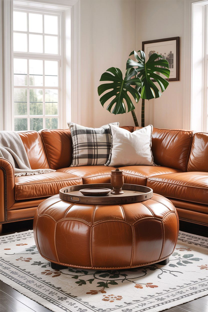 Ottoman Coffee Table - 30 living room enhancement ideas