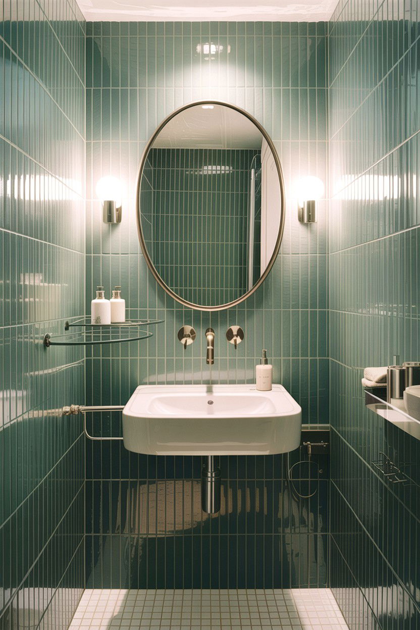 Oval Frameless Bathroom Mirror - 30 frameless bathroom mirror ideas