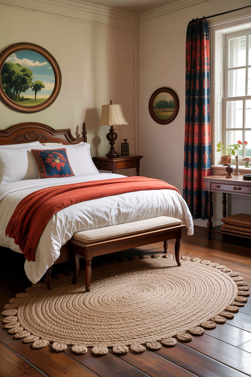 Oval Jute Rug - 30 bedroom jute rugs