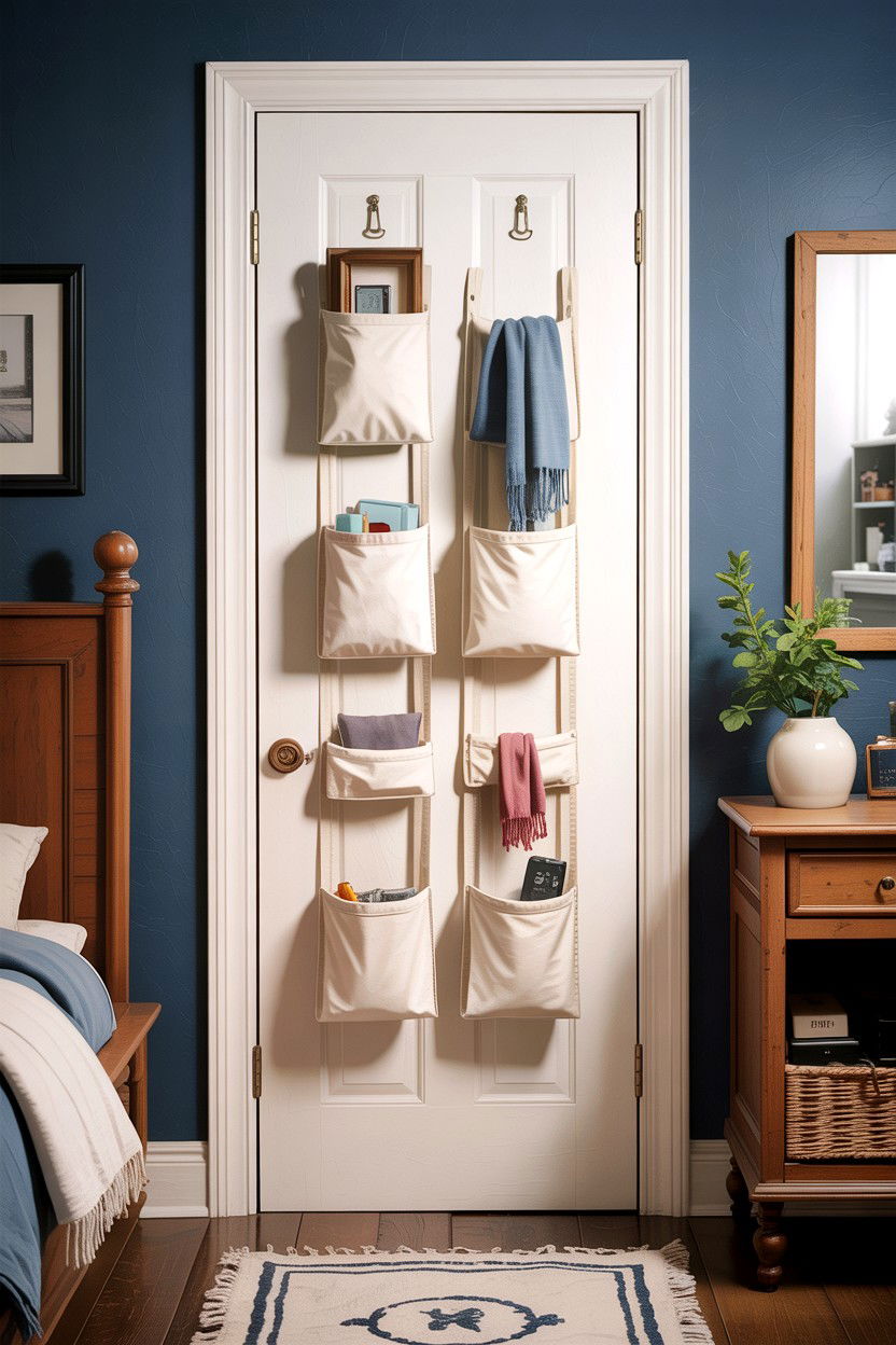 Over The Door Bins - 30 bedroom storage bins