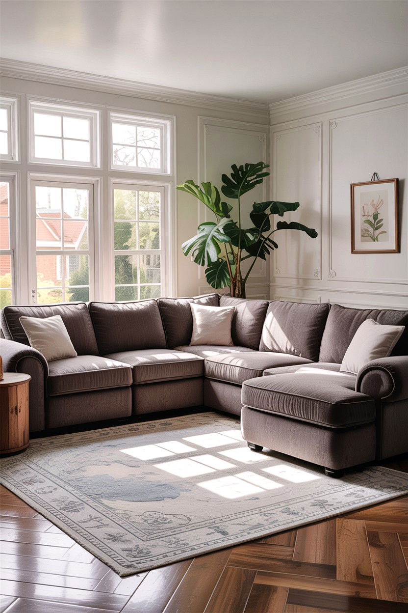 Oversized Family Sectional Sofa - 30 living room corner sofa ideas