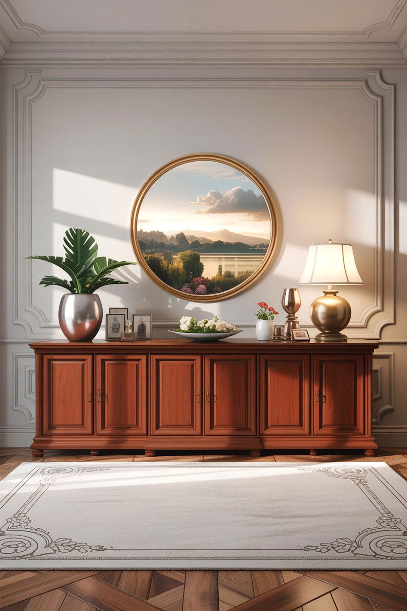 Oversized Grand Credenza - 30 living room credenza ideas