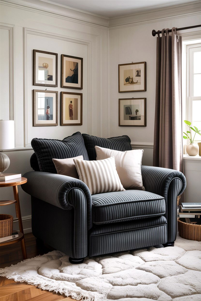 Oversized Snuggle Chair - 30 bedroom chairs