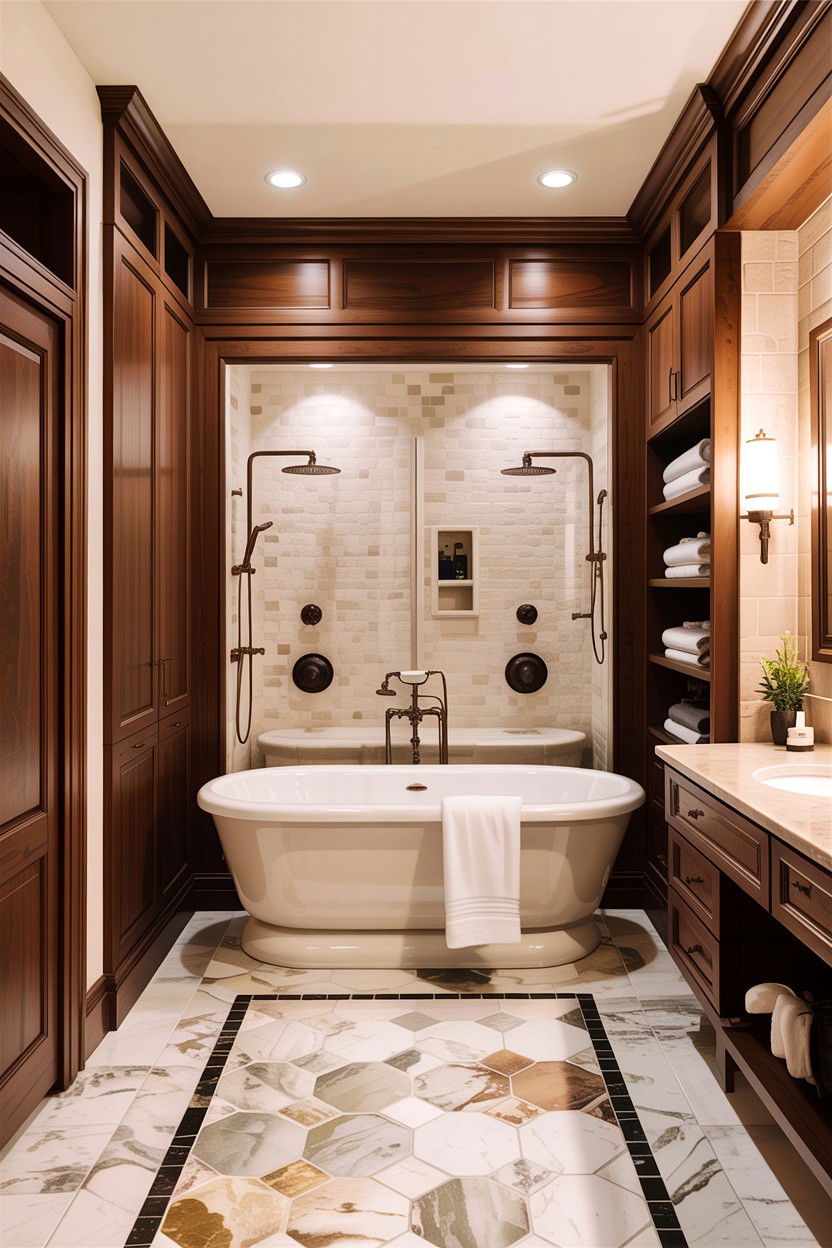 Oversized closet luxury bathroom - 30 closet to bathroom conversion ideas