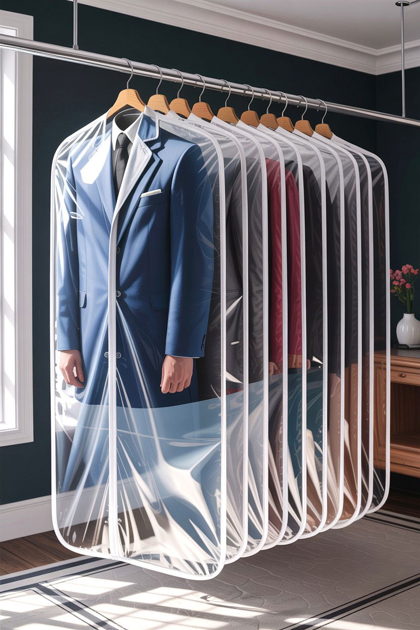 PEVA Garment Protector - 30 bedroom suit bags