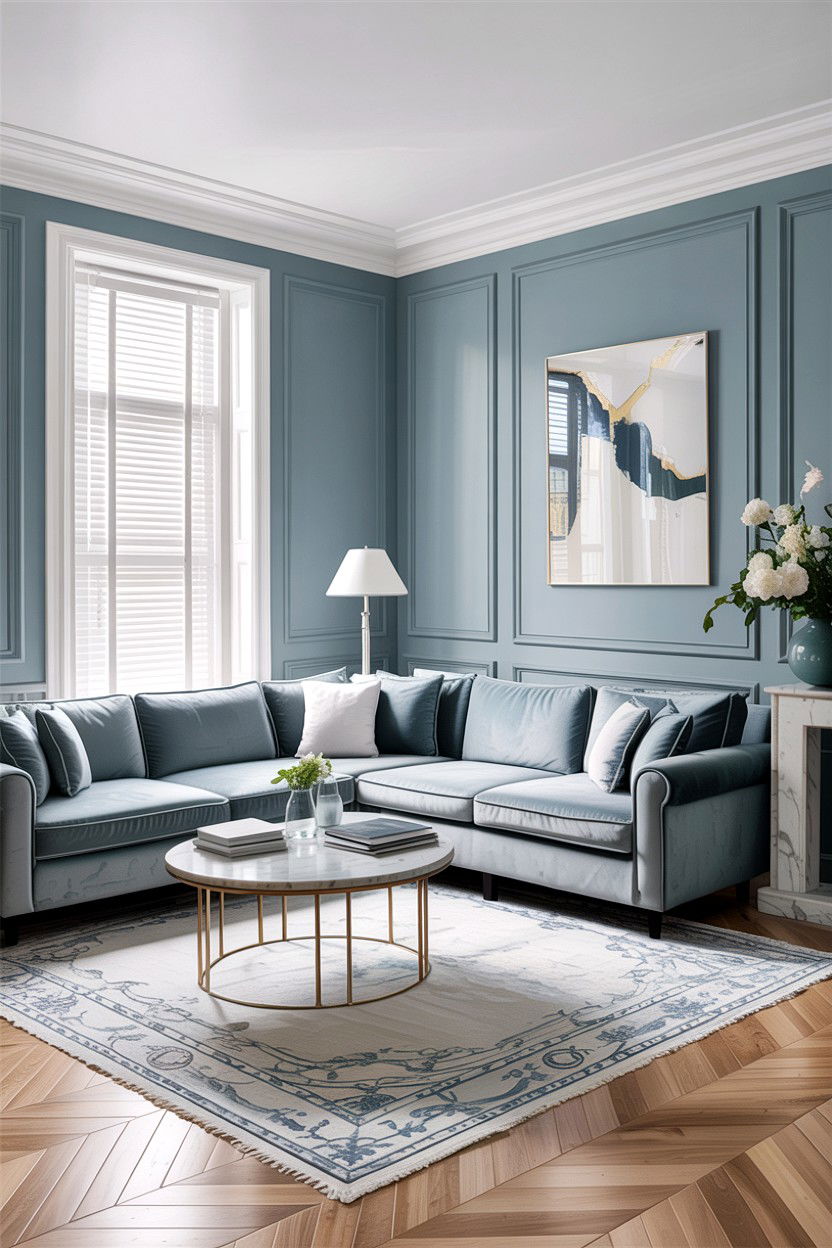 Pale grey living room - 30 cool toned living room ideas
