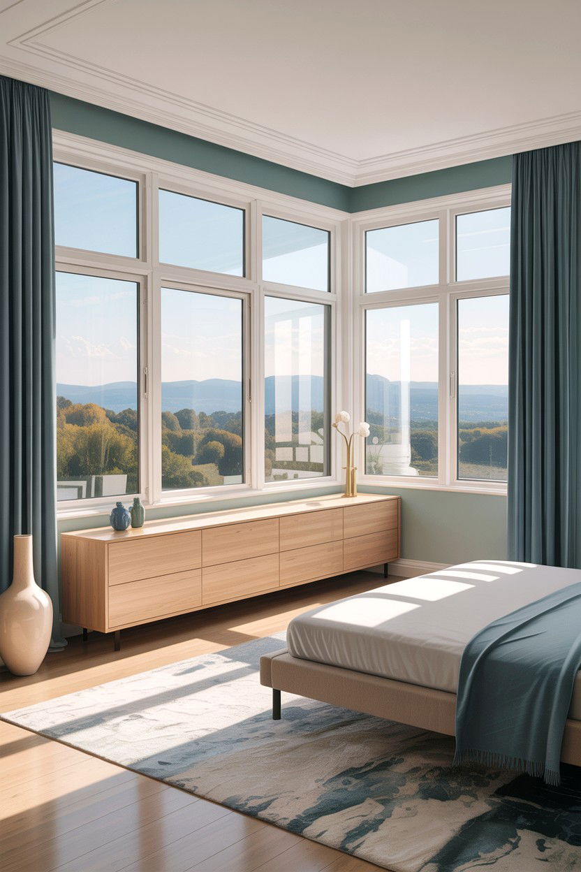 Panoramic Bedroom Window - 30 bedroom picture windows