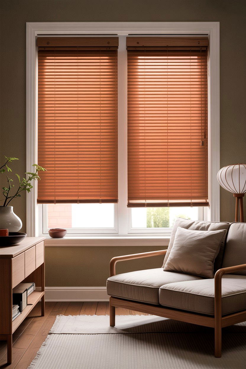 Paper Window Blind - 30 living room Japanese furniture ideas