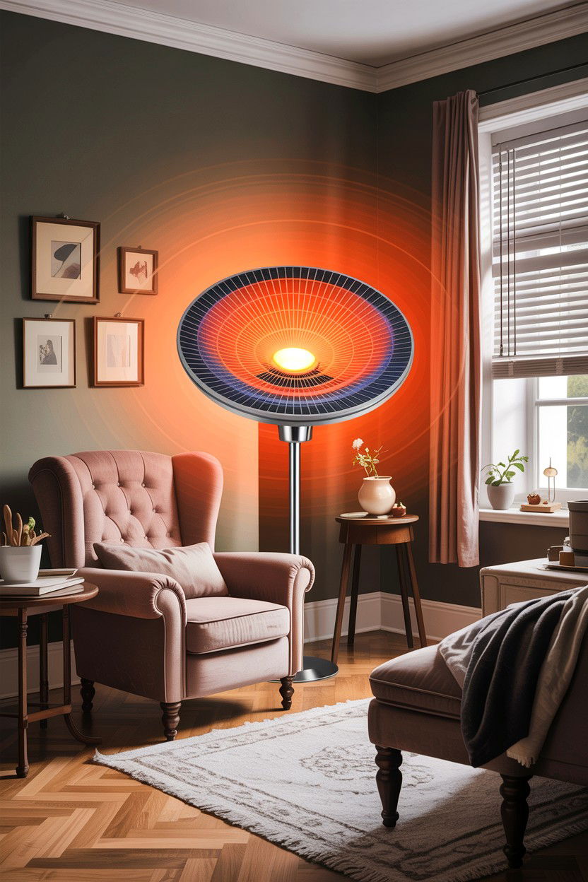 Parabolic Dish Heater - 30 bedroom heaters
