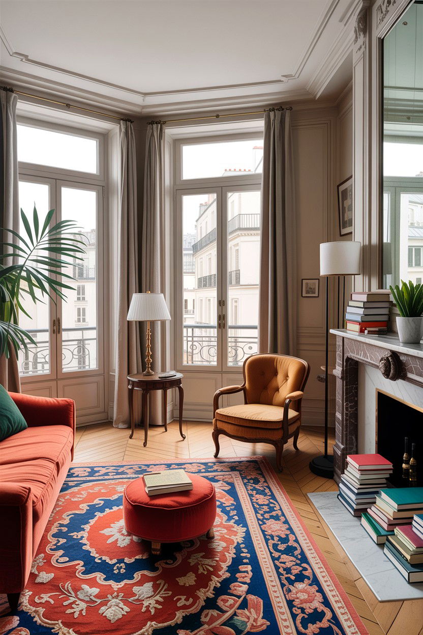 Parisian Apartment Living Room - 30 French living room ideas