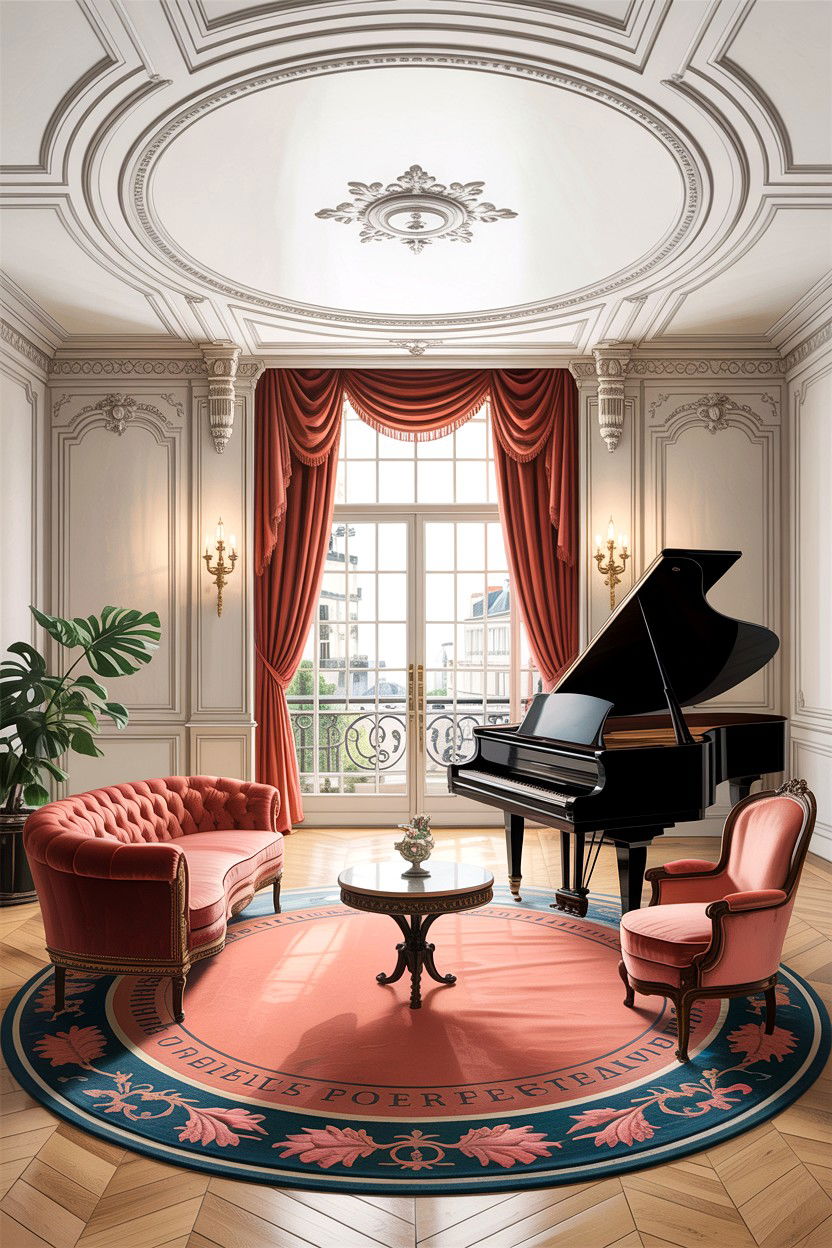 Parisian parlor - 30 living room Parisian furniture ideas