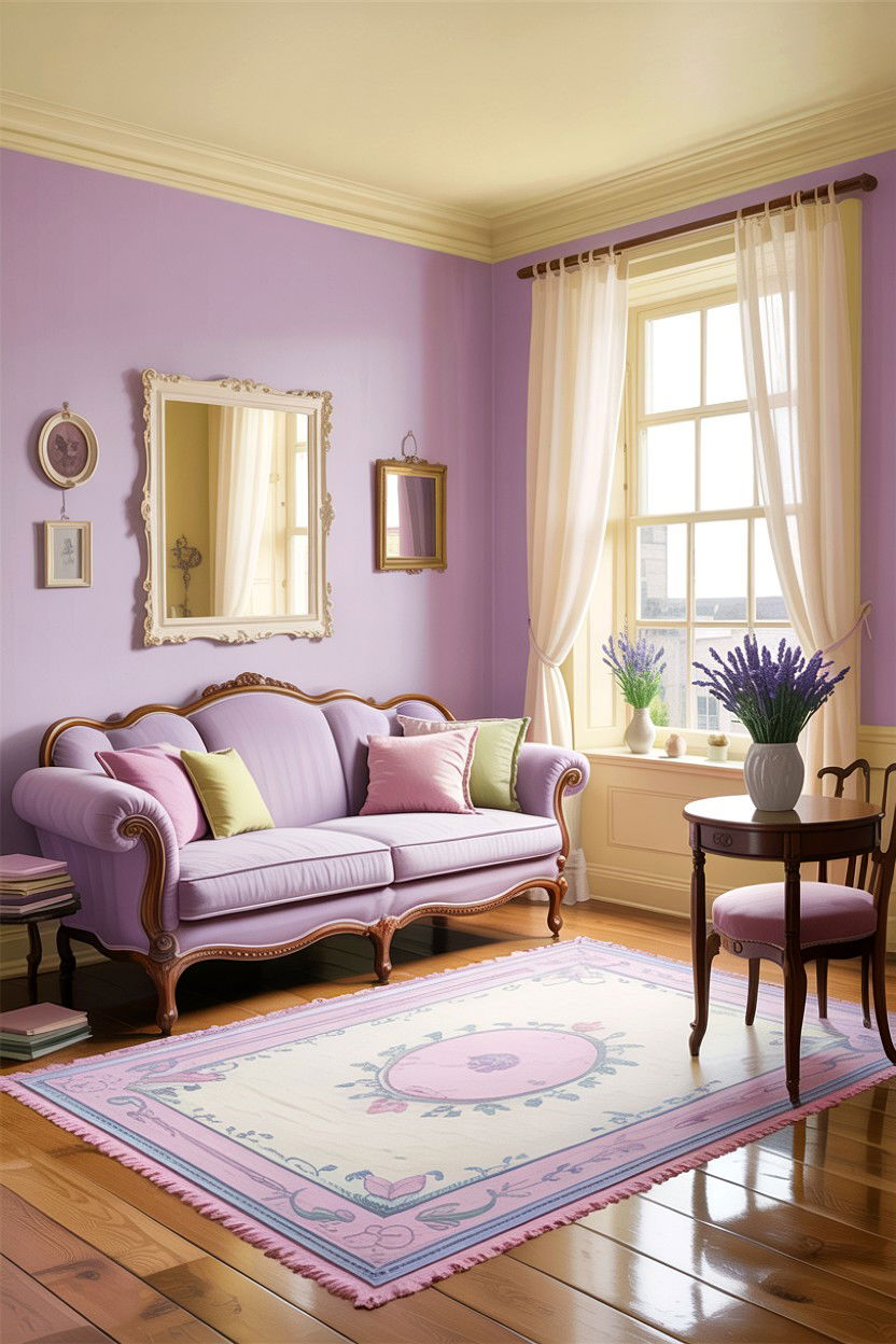 Pastel Edwardian living room - 30 Edwardian living room ideas