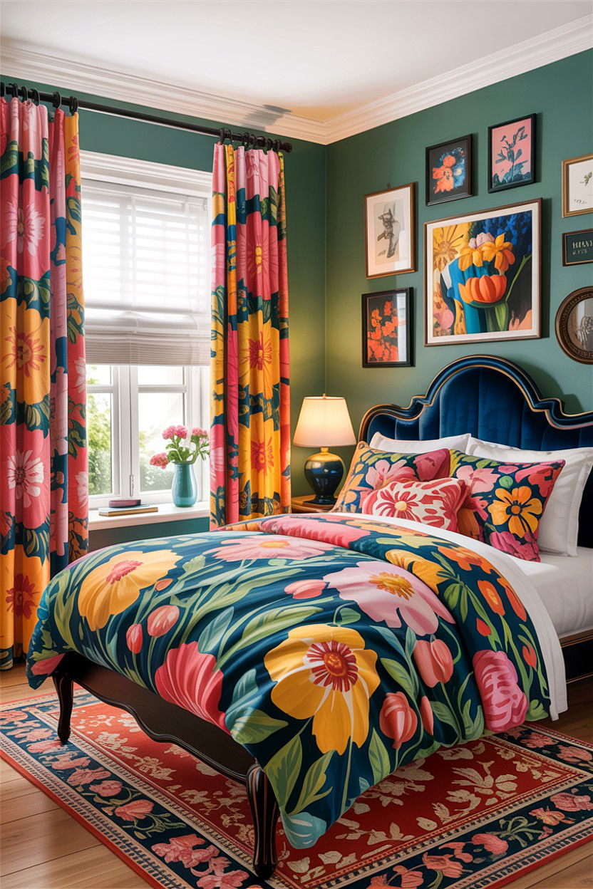 Patterned curtains - 30 bedroom window treatments