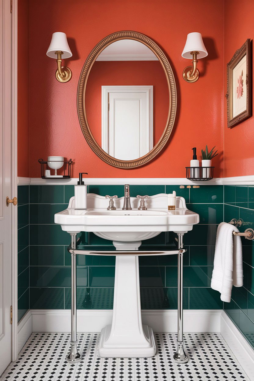 Pedestal Sink Shelf - 30 bathroom accessories ideas