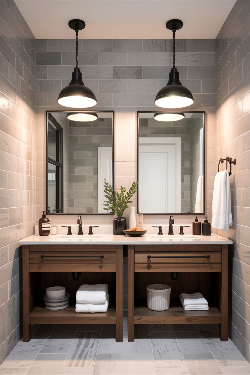 Pendant Lighting Bathroom - 30 en-suite bathroom ideas