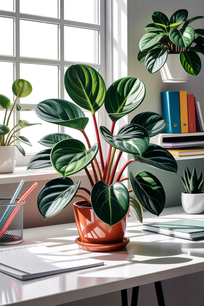 Peperomia Obtusifolia - 30 living room air purifying plants