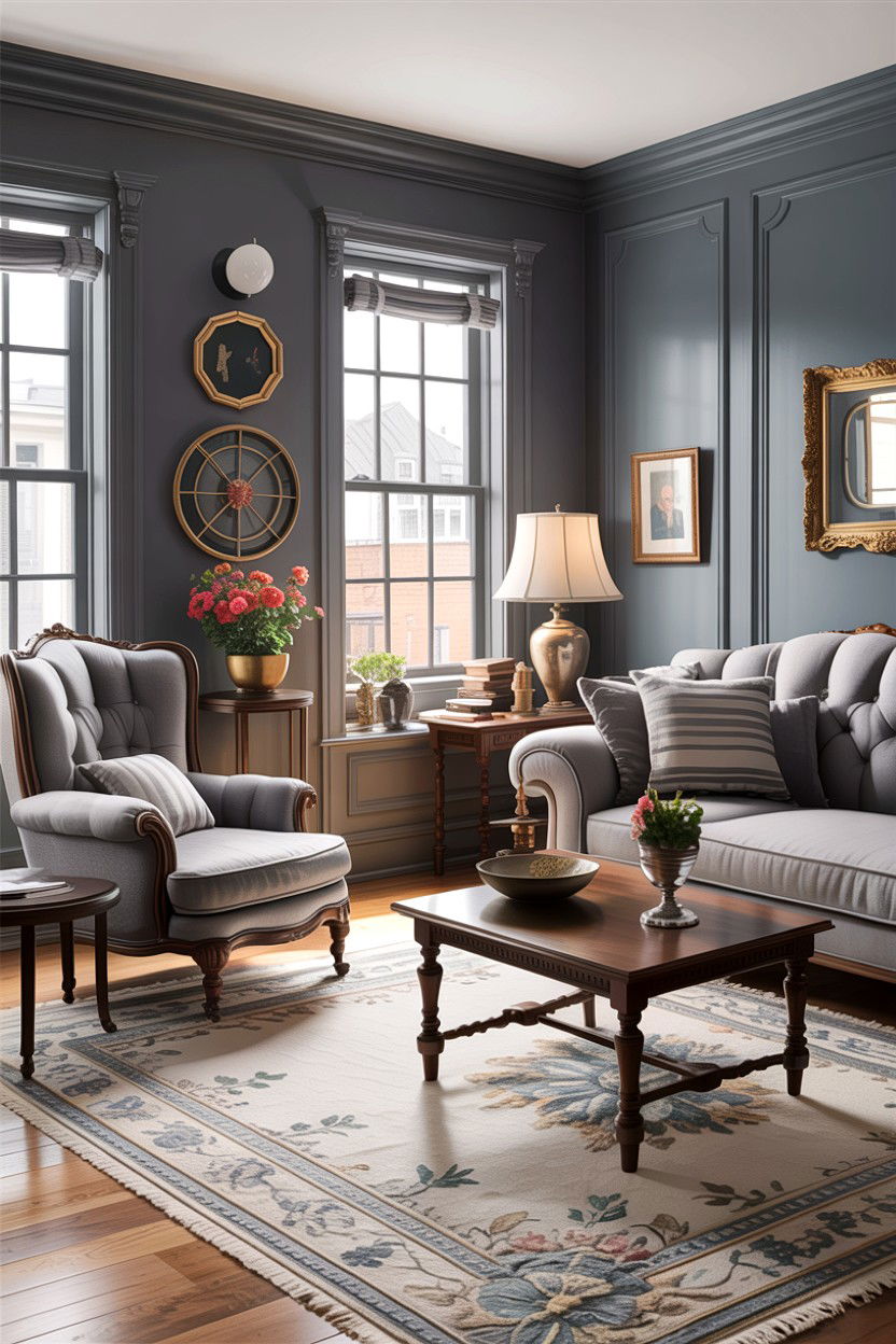 Pewter Gray Living Room - 30 all gray living room ideas