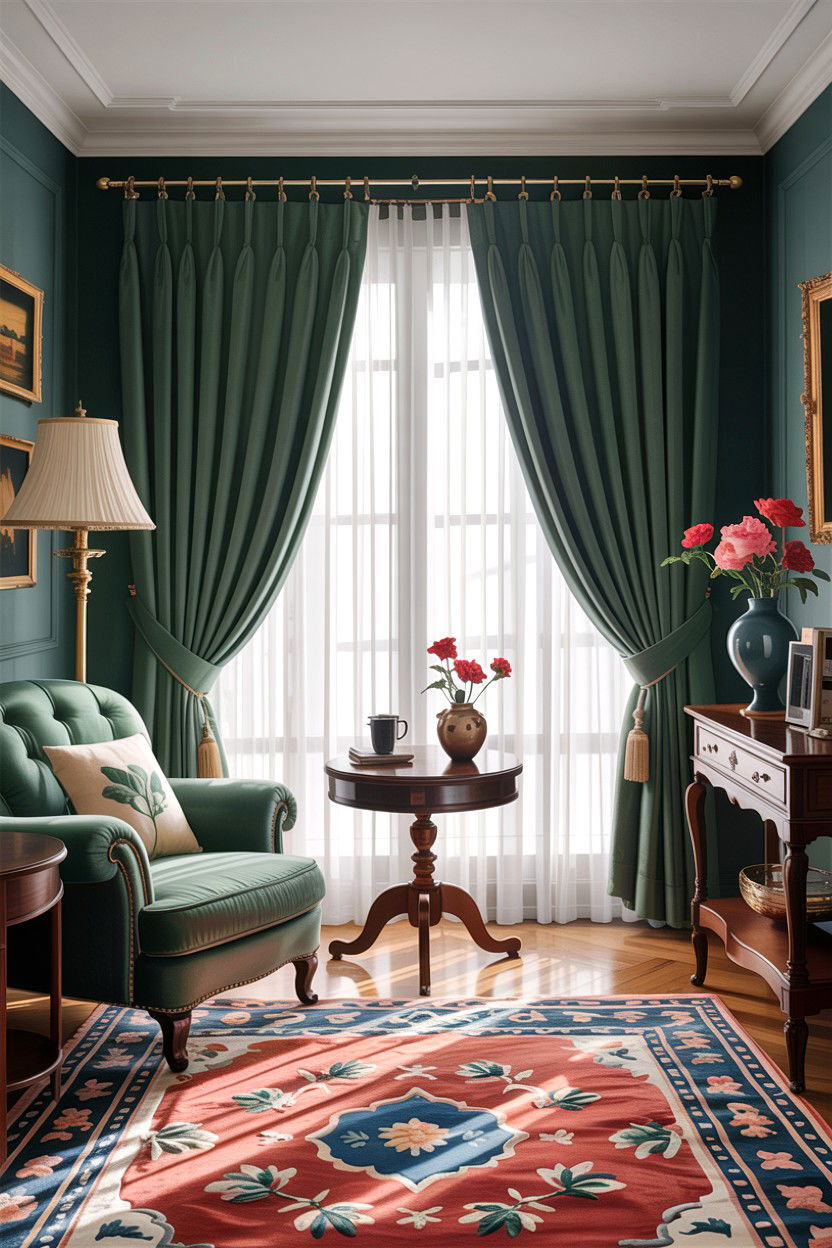 Pinch pleat room divider curtains - 30 living room curtain dividers