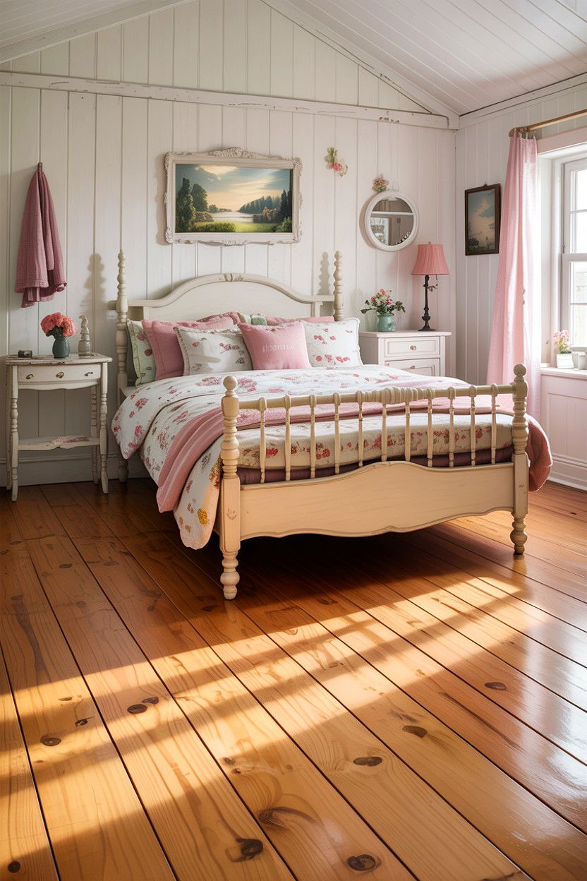 Pine Laminate Flooring - 30 bedroom laminate flooring ideas