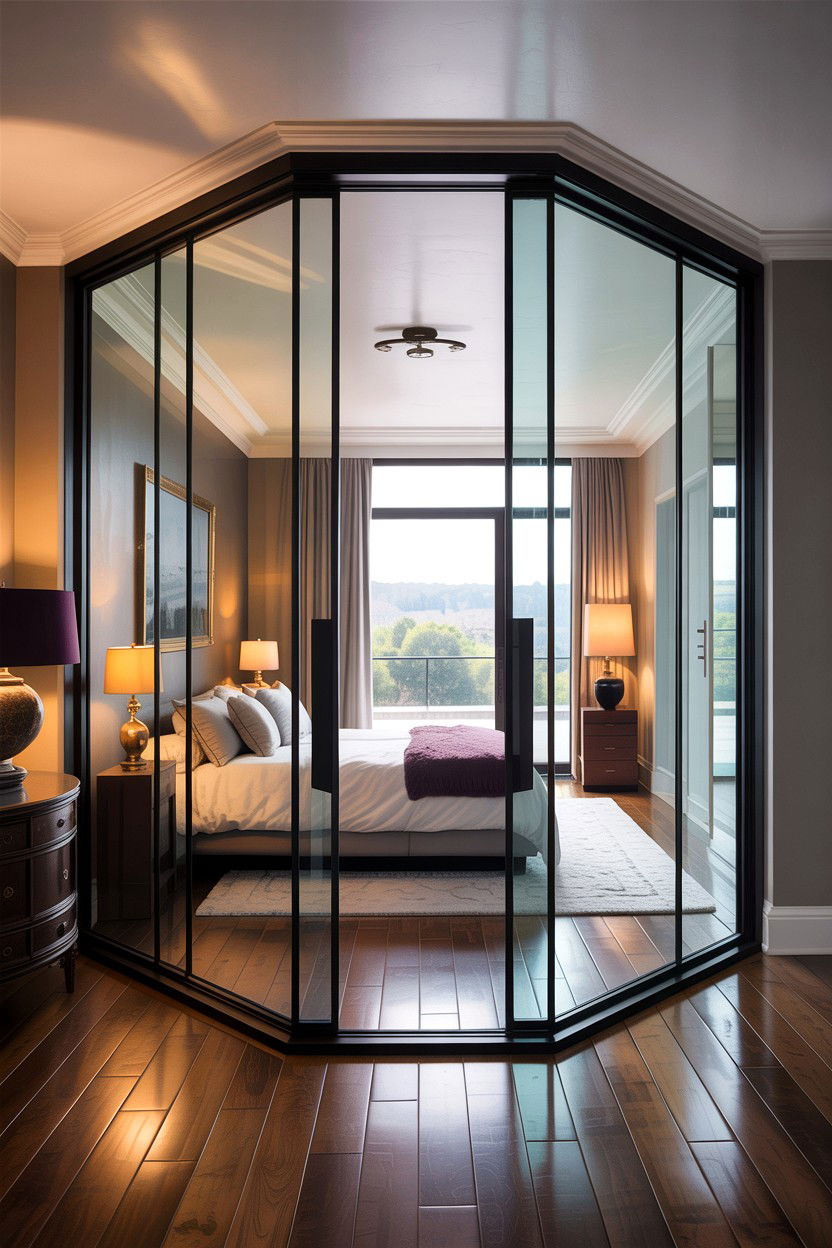 Pivot Glass Door Bedroom - 30 bedroom glass doors