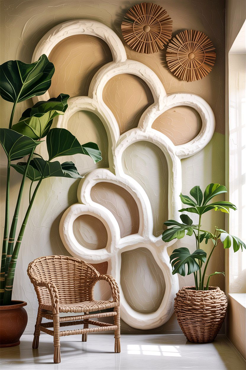 Plaster Finish Pony Wall - 30 bedroom pony wall ideas