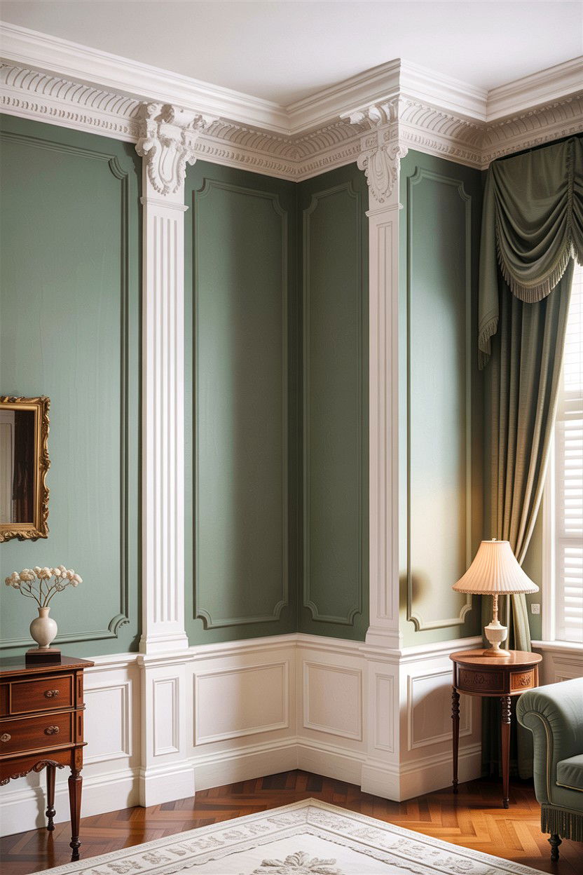 Plaster Molding - 30 Edwardian bedroom ideas