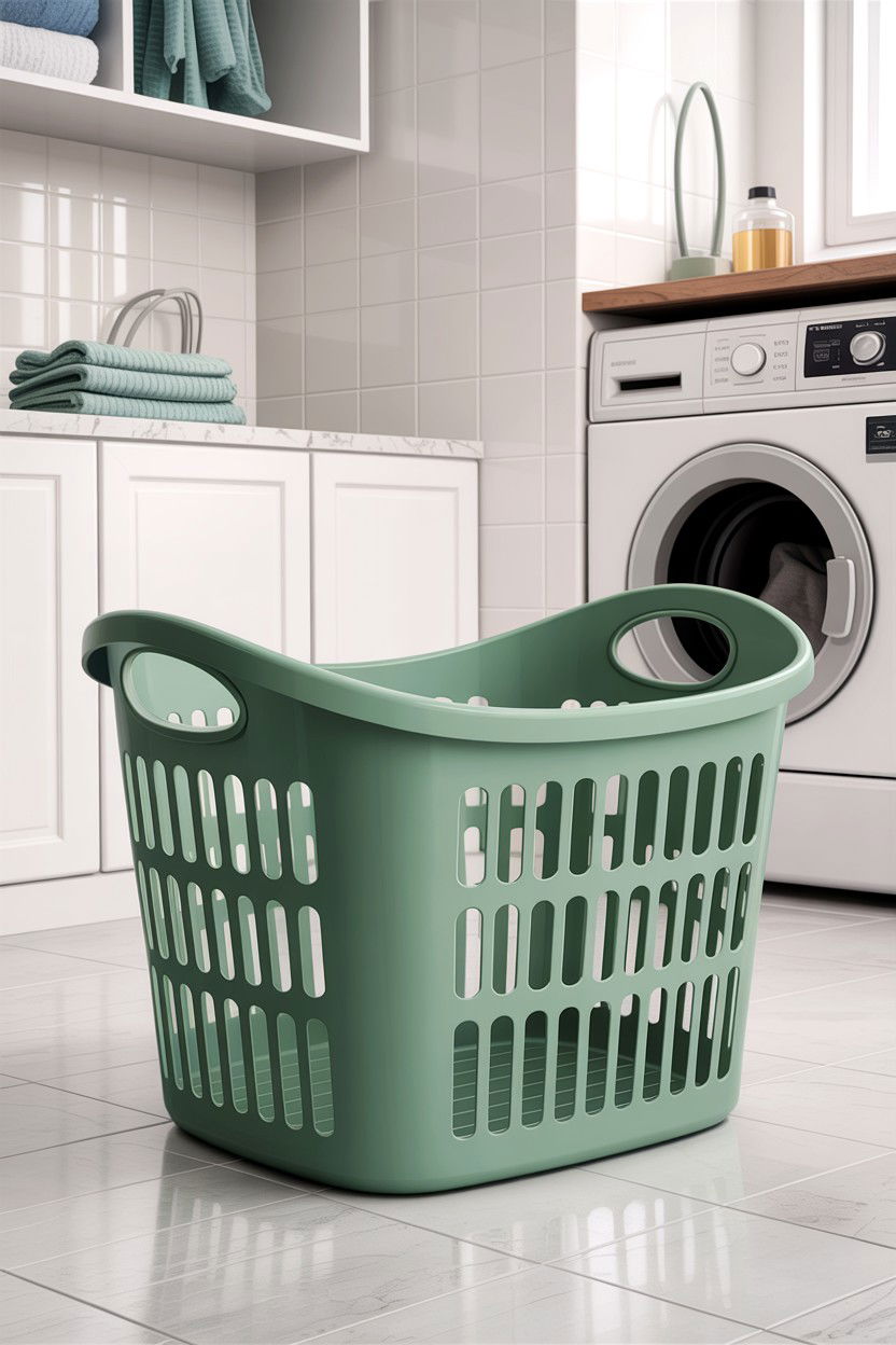 Plastic Vented Basket - 30 bedroom laundry baskets
