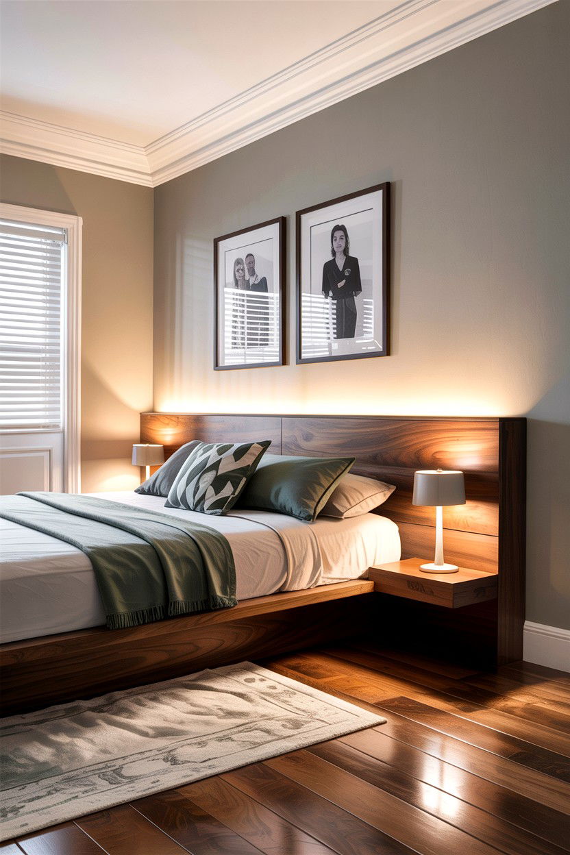 Platform Bed Pony Wall - 30 bedroom pony wall ideas