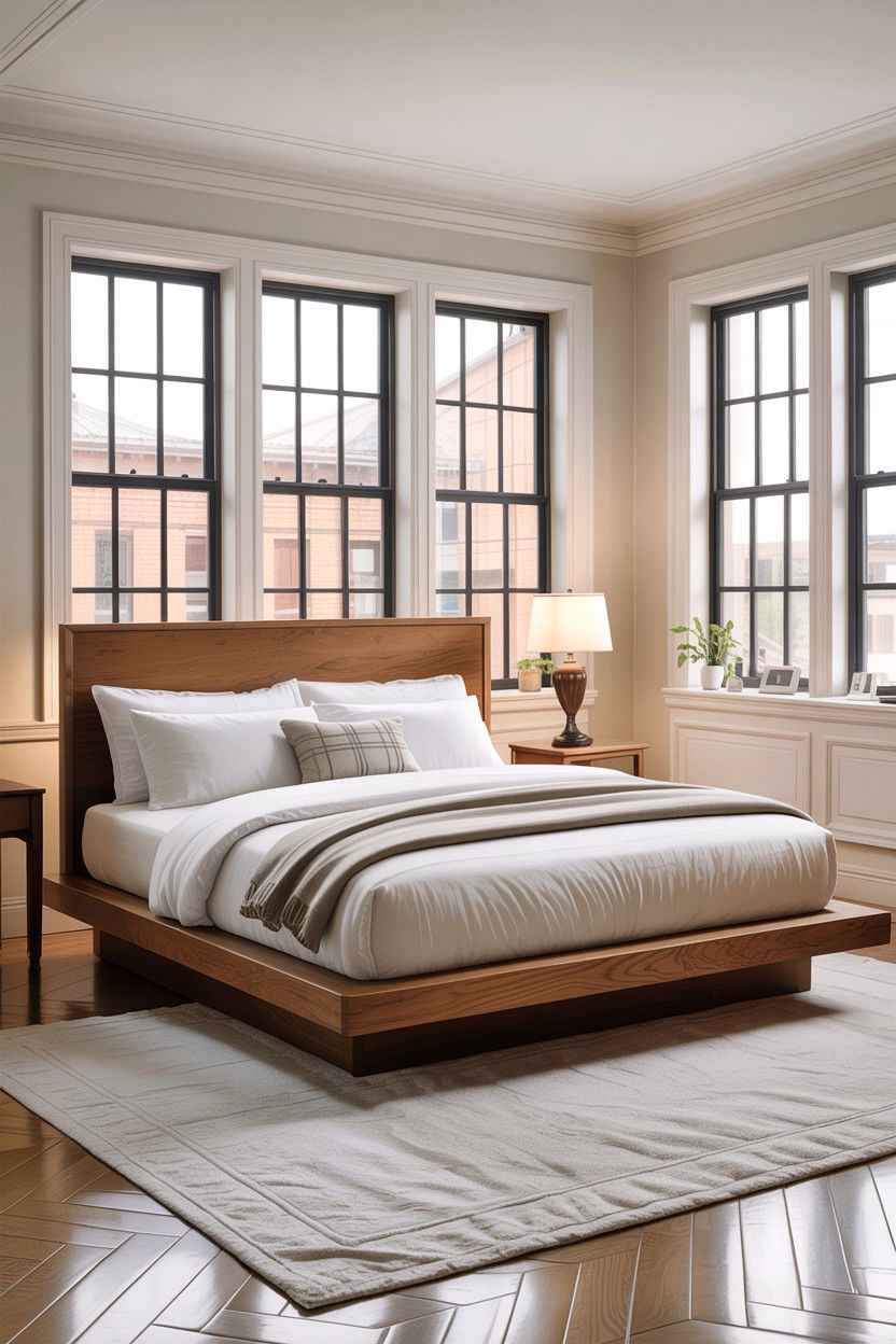Platform Panel Bed - 30 bedroom panel beds