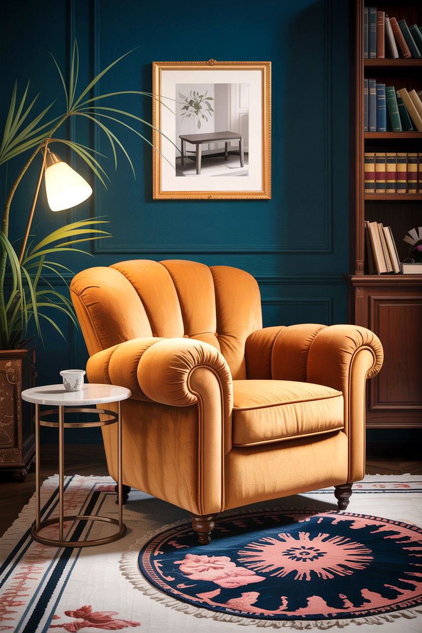 Plush Oversized Armchair - 30 living room designer furniture ideas