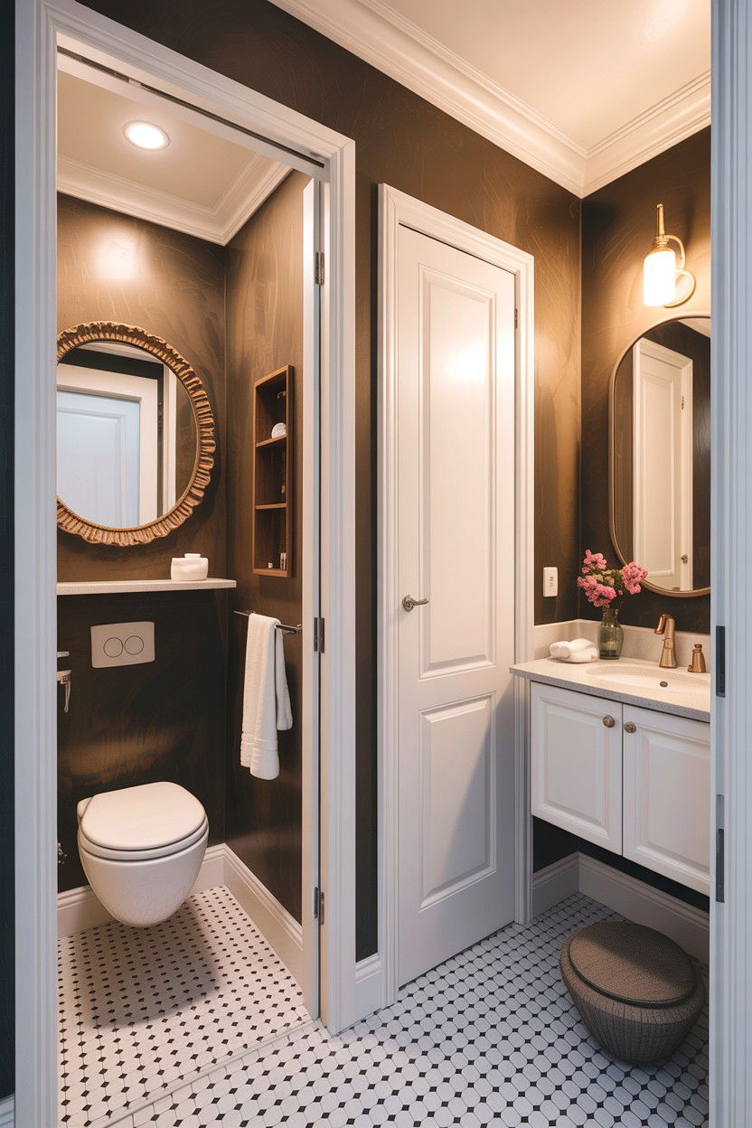 Pocket door closet bathroom - 30 closet to bathroom conversion ideas