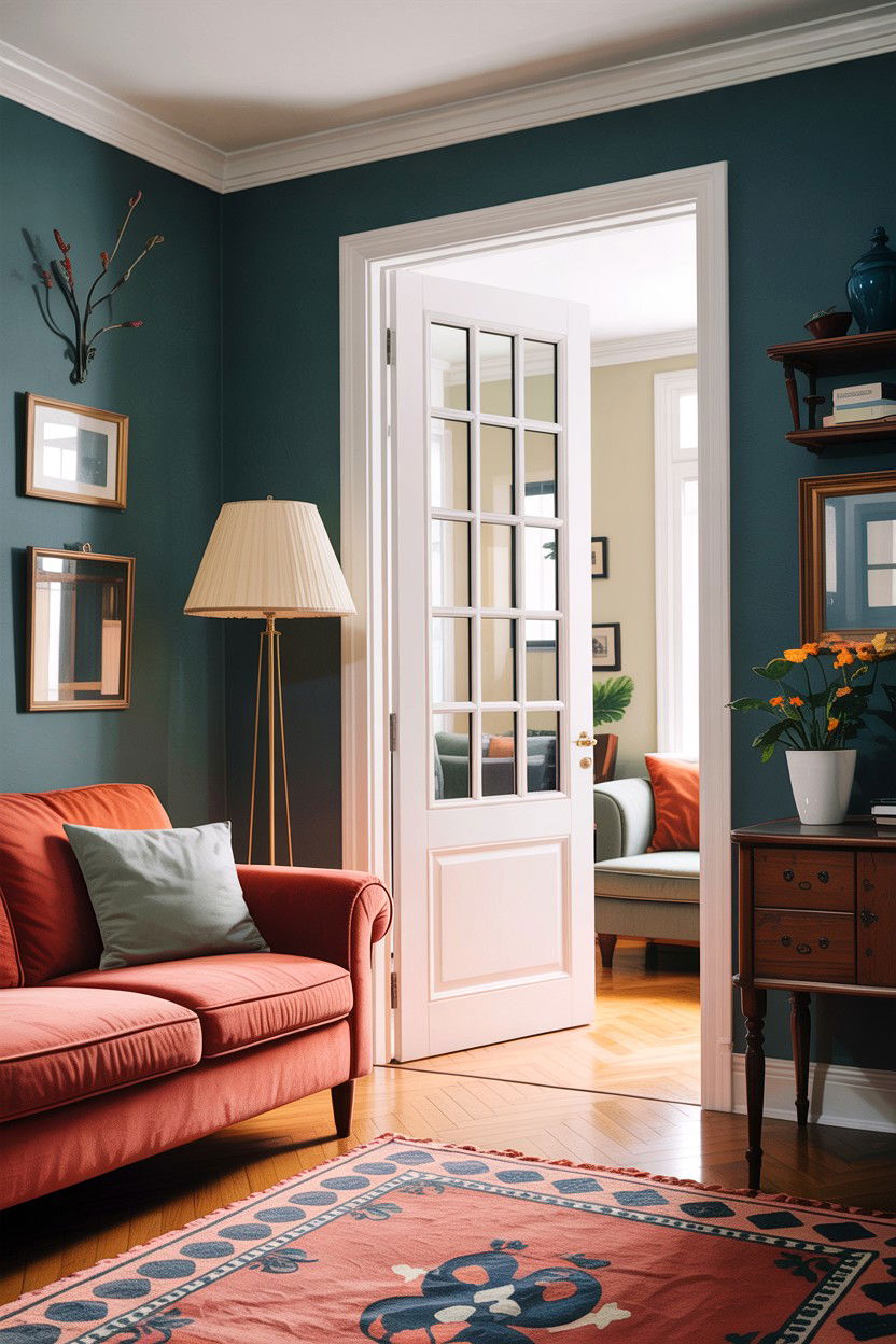 Pocket glass door - 30 living room glass doors