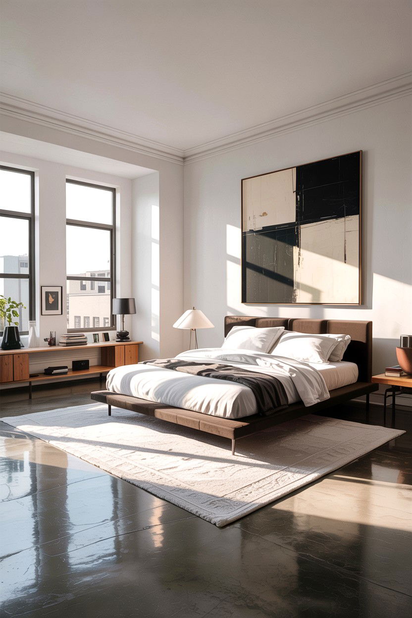 Polished Concrete Floor Bedroom - 30 architect bedroom ideas