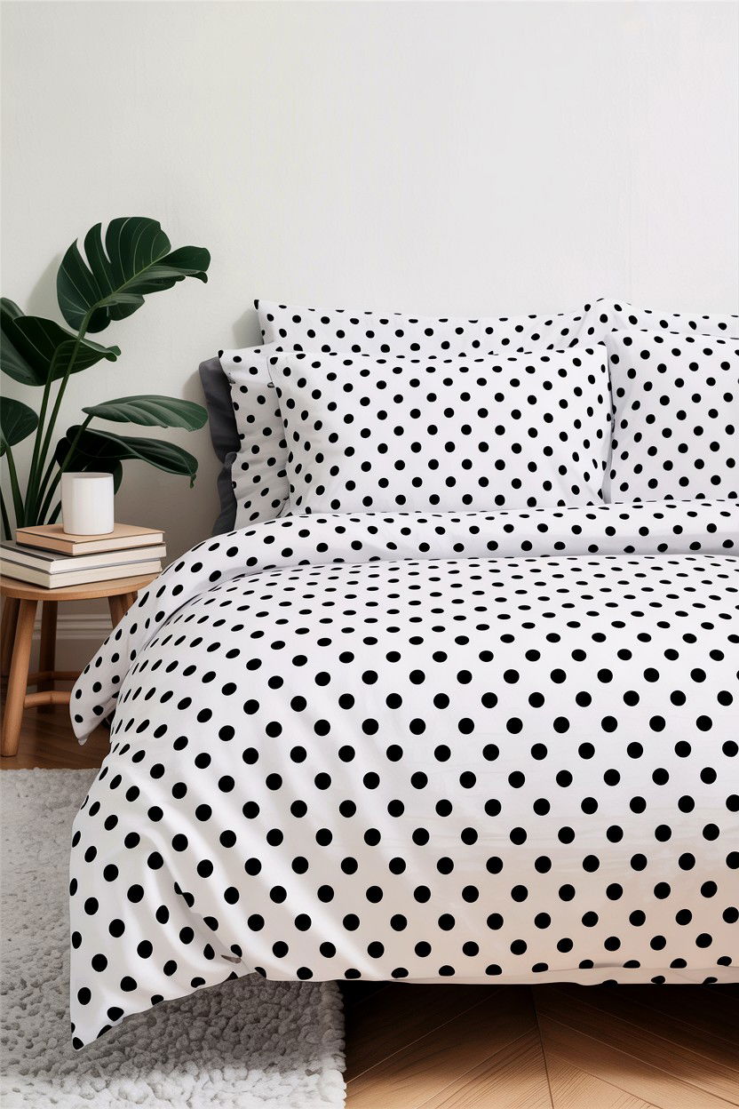 Polka Dot Bedding - 30 bedroom bedding ideas