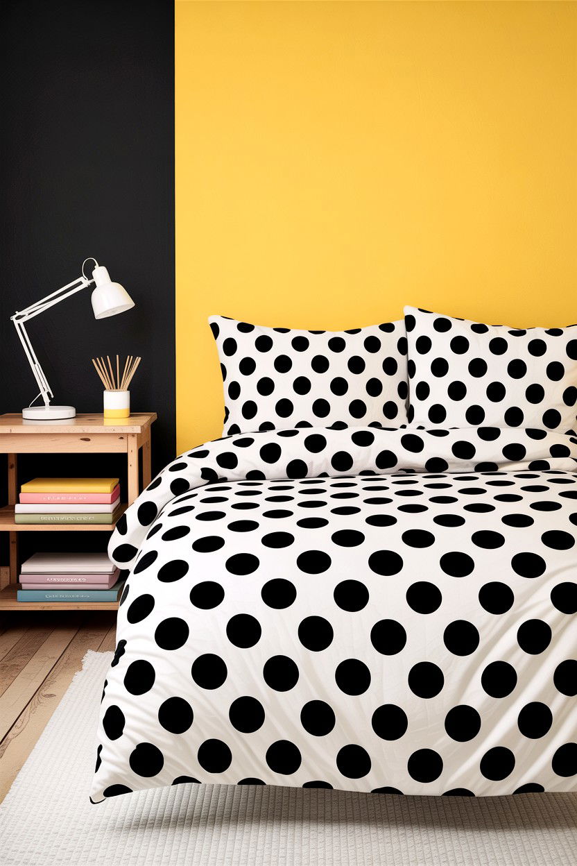 Polka dot comforter - 30 bedroom comforters