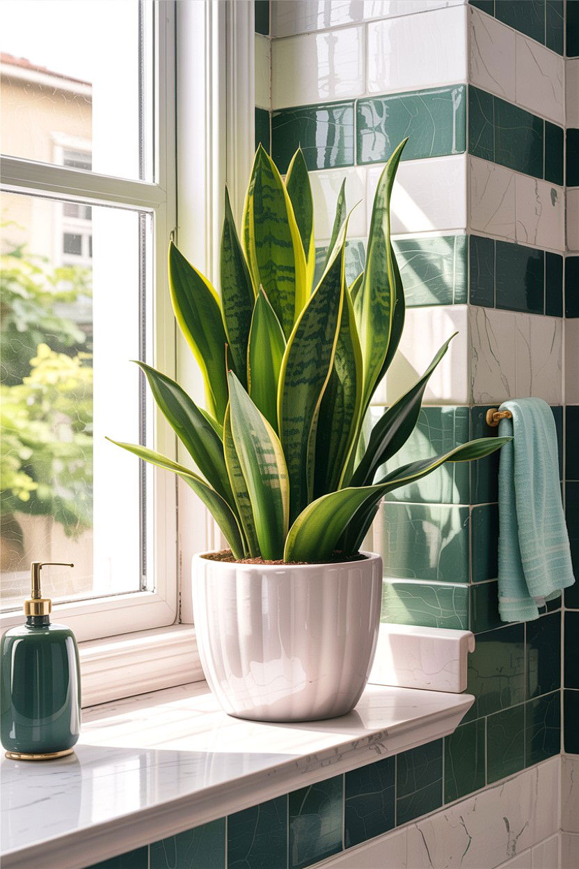Potted Bathroom Plant - 30 guest bathroom essentials