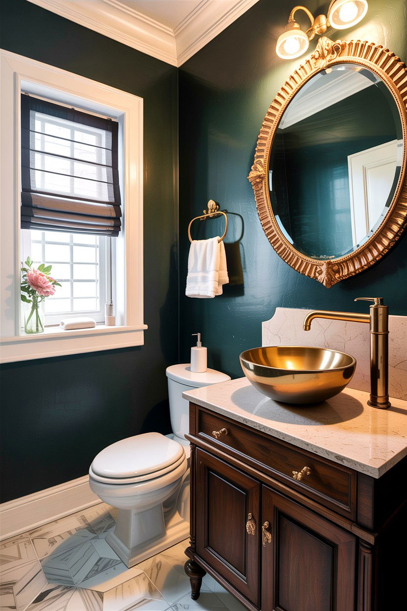 Powder room renovation - 30 Home Depot bathroom ideas