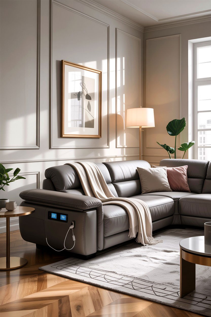 Power Motion Sofa - 30 living room designer furniture ideas