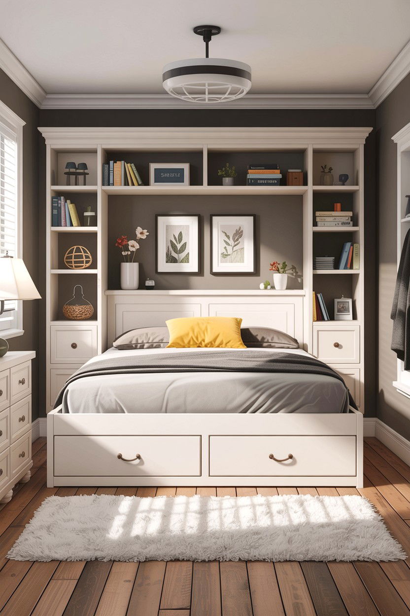 Practical Built In Bed - 30 bedroom built-in beds