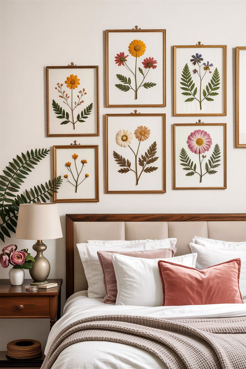 Pressed Flower Frame - 30 bedroom dried flowers