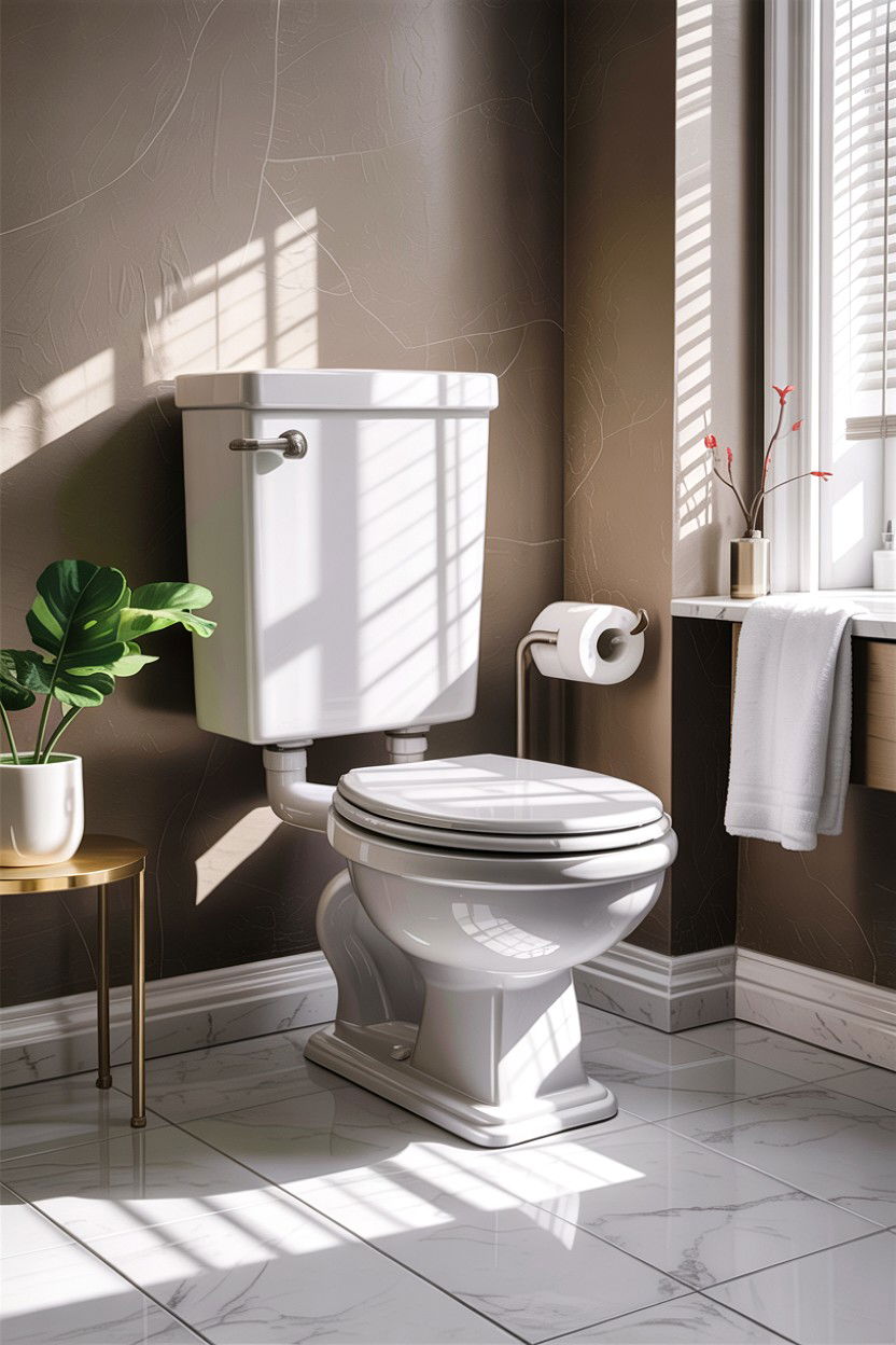 Pressure Assisted High Toilet - 30 comfort height toilet ideas