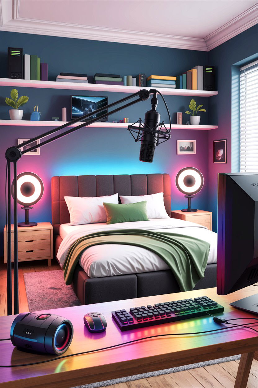 Professional Streamer Bedroom Setup - 30 gaming bedroom ideas