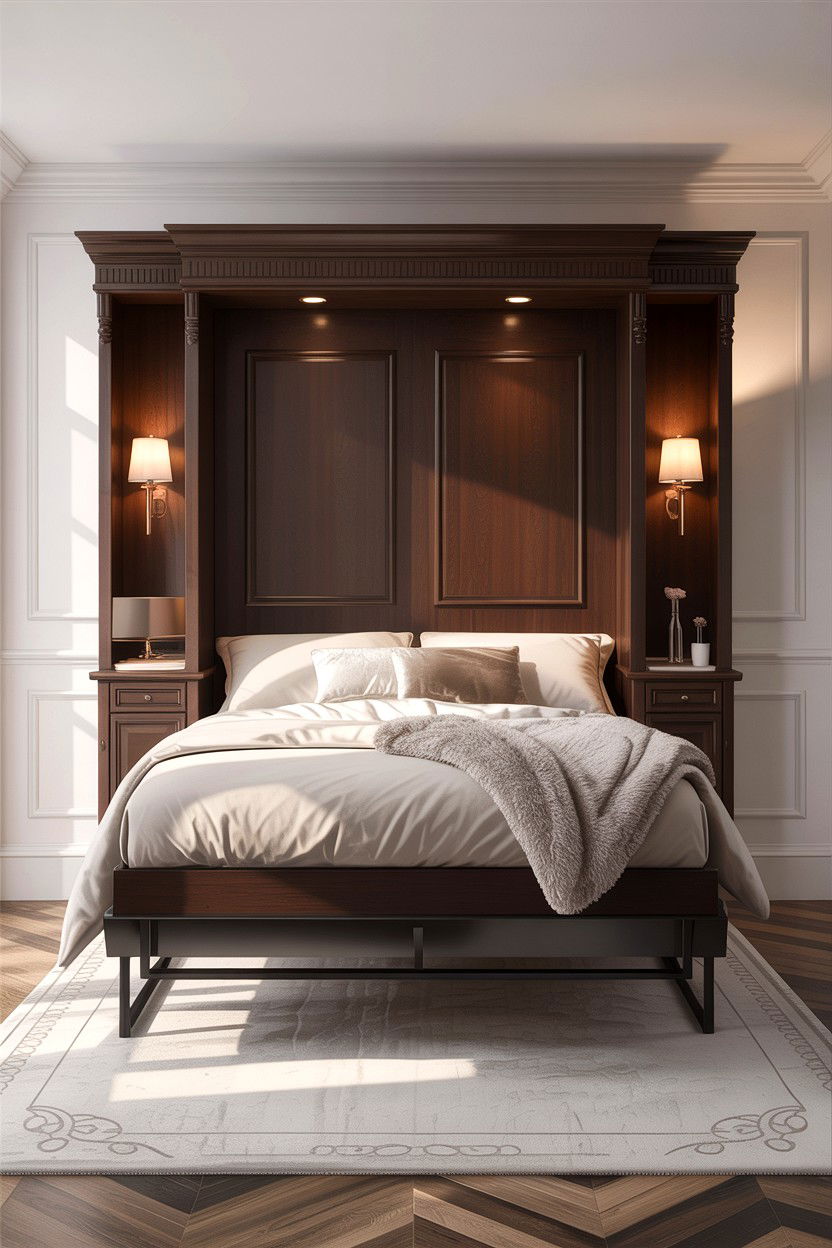 Queen Size Murphy Bed - 30 bedroom fold down bed ideas