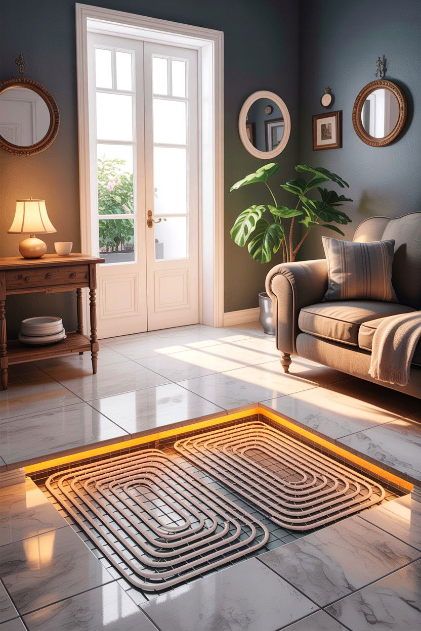 Radiant Floor Heating - 30 contractor bathroom ideas
