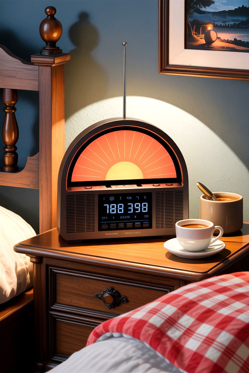 Radio Sunrise Alarm Clock - 30 bedroom sunrise alarm clocks