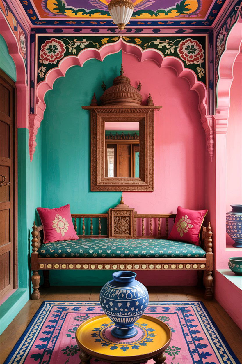 Rajasthani Living Room Decor - 30 Indian living room ideas