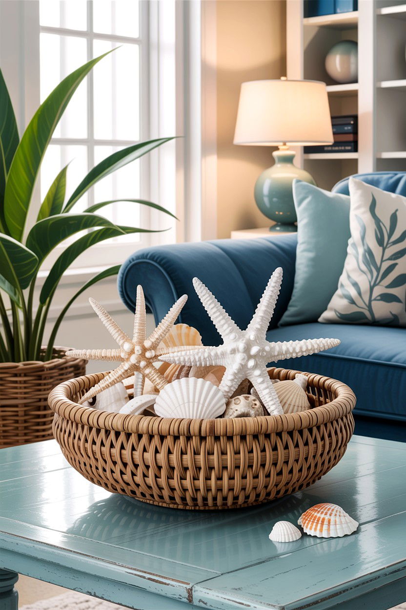 Rattan Bowl Coastal Living - 30 living room decorative bowls