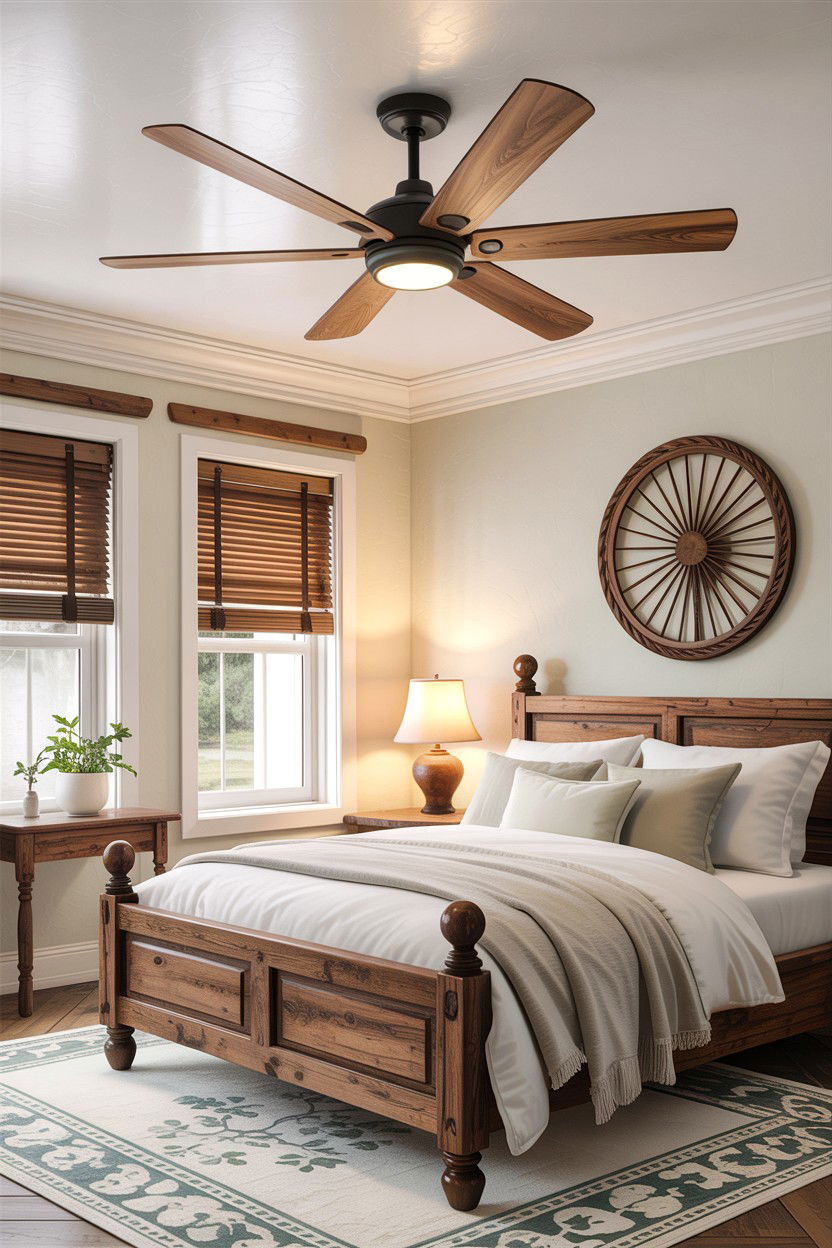 30 Cozy Rustic Cream Bedroom Ideas for Warm Interiors