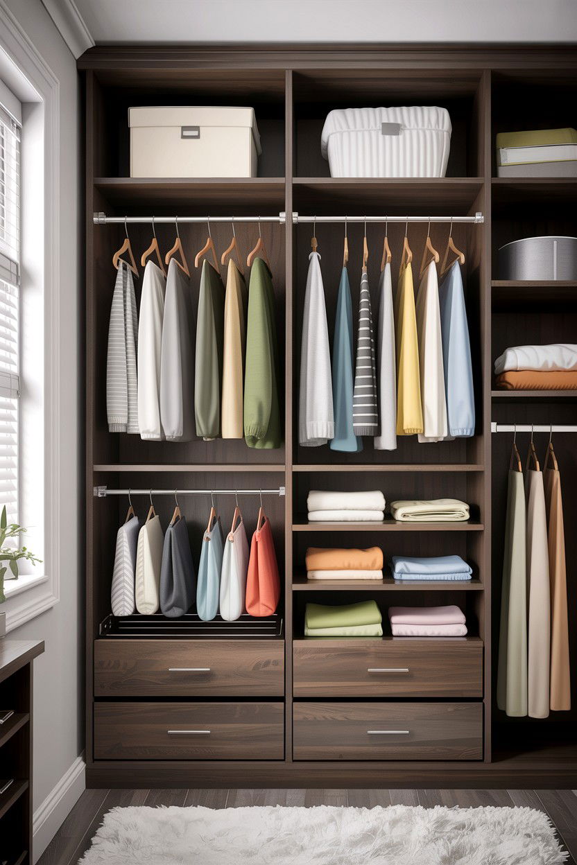 Reach in closet kit - 30 bedroom closet systems