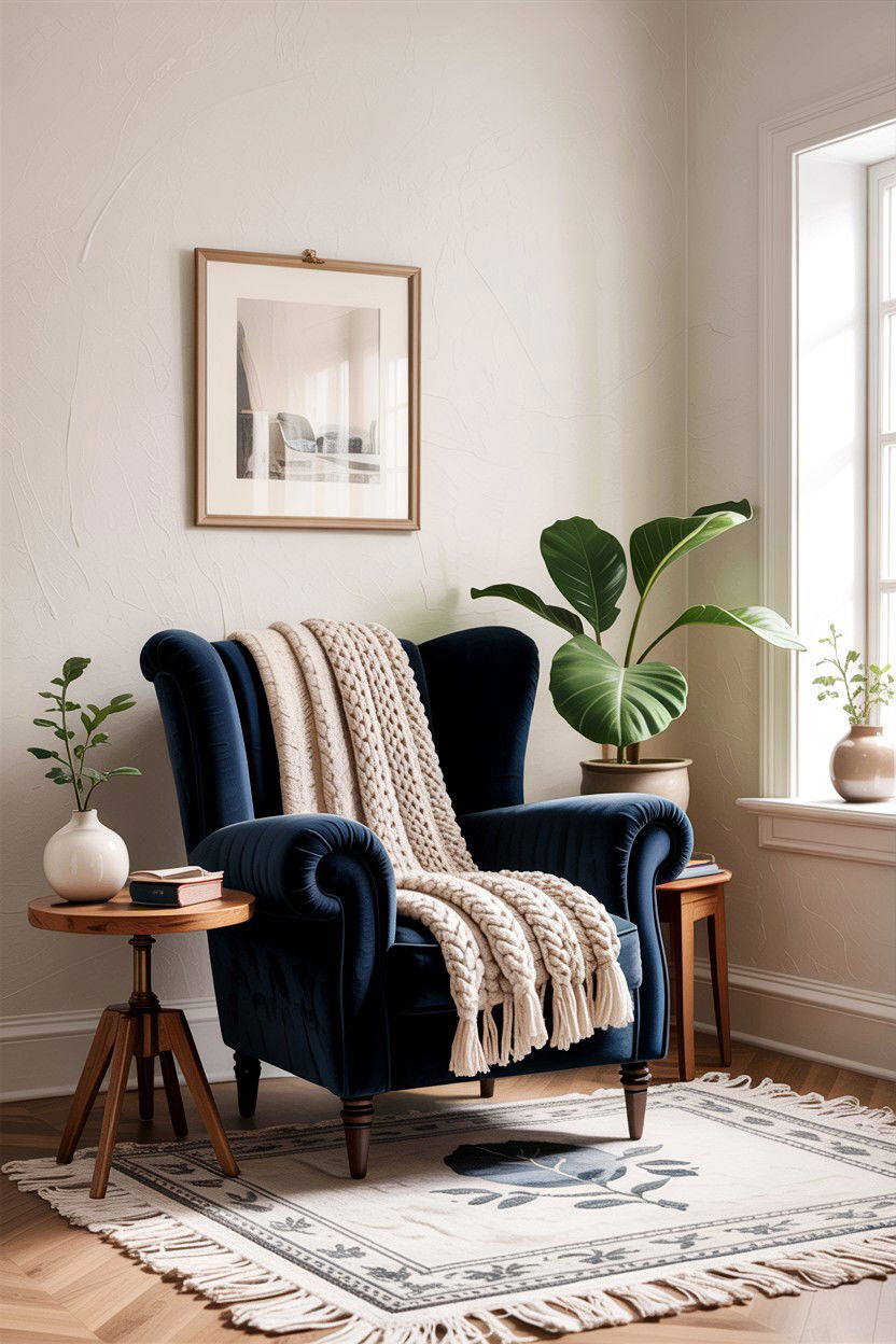 Reading Chair - 30 bedroom corner ideas